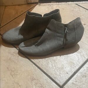 Charlotte Russe Charcoal Ankle Booties